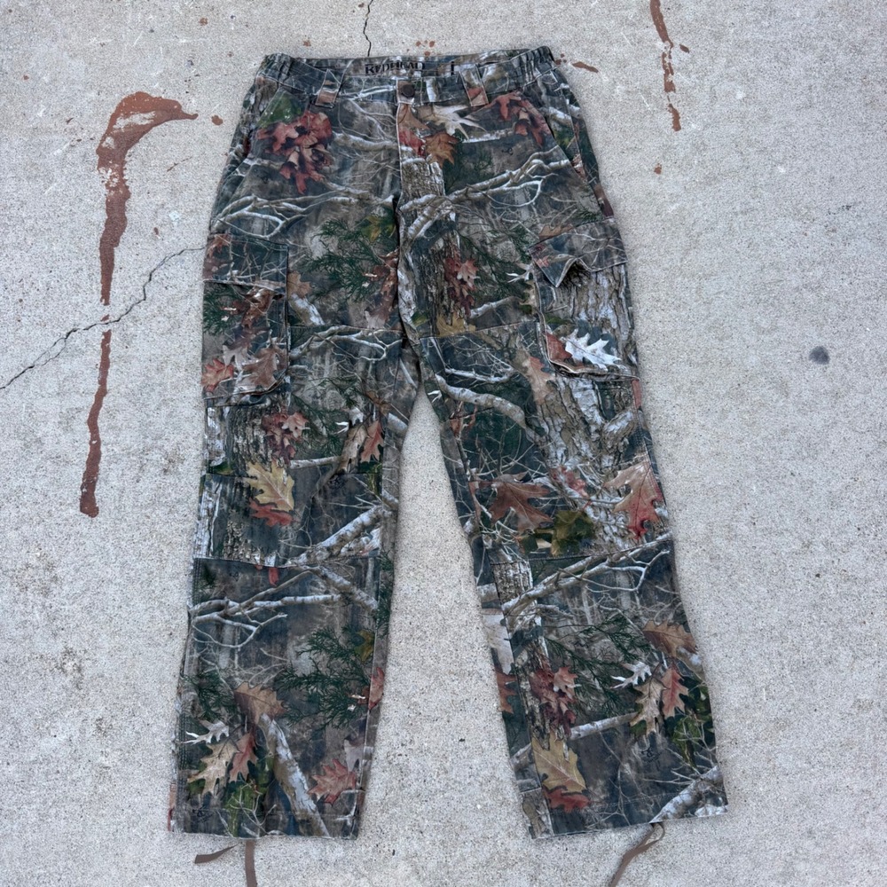 RedHead Silent-Hide Cargo Pants Mens L Camo RealTree Silent Hunting Outdoorsy